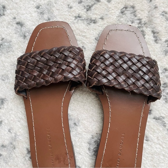 Loeffler Randall Woven Square Toe Sandal - Picture 2 of 7